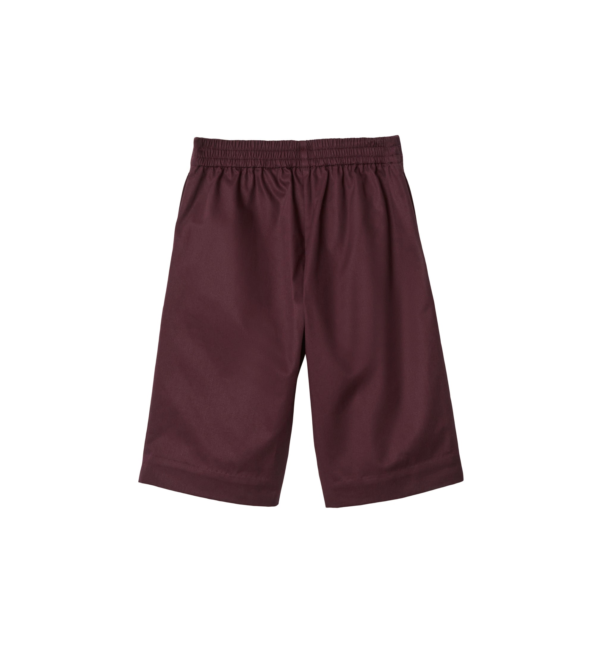 Pantalon à plis en coton - Deep Mahogany