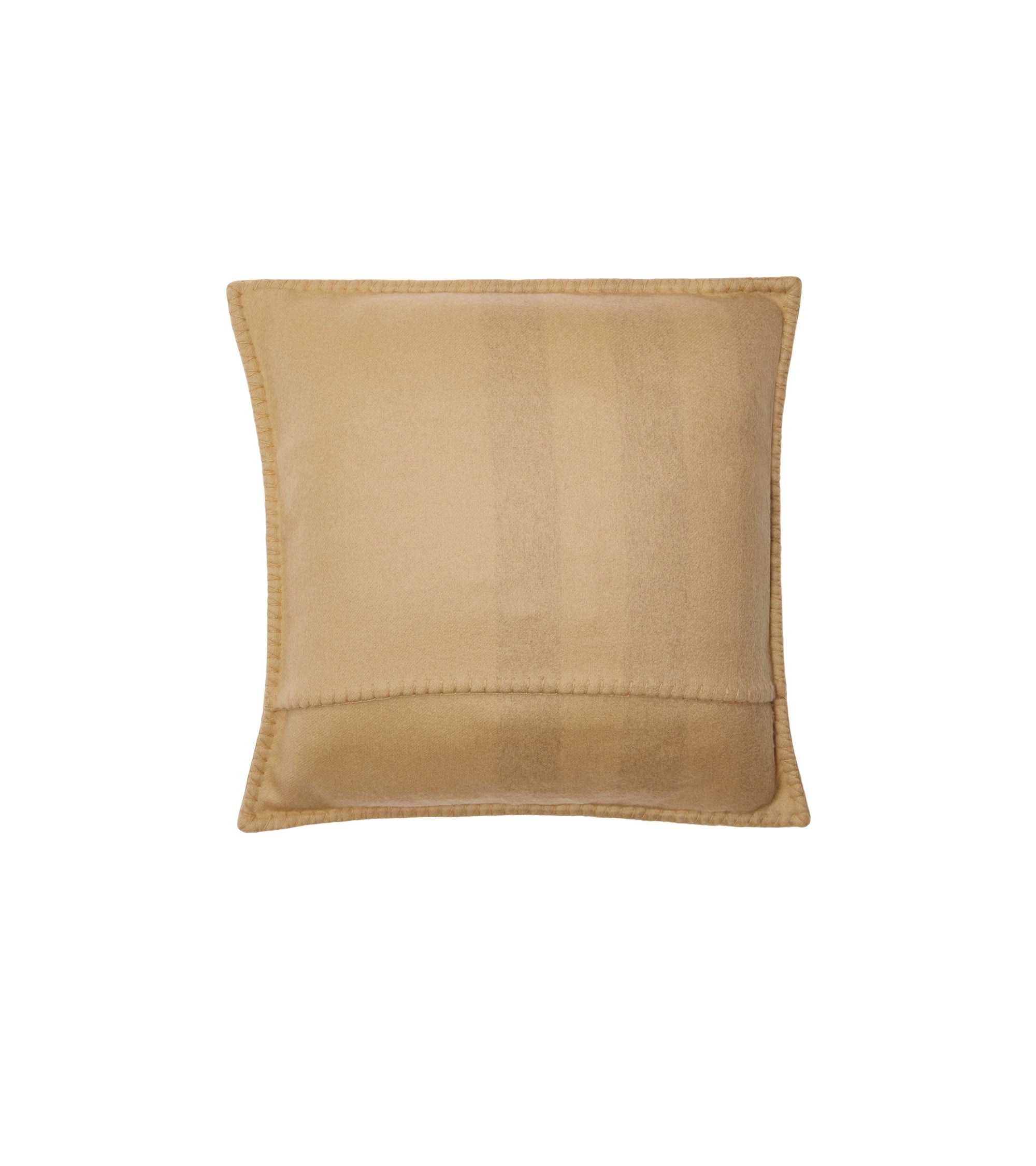Coussin en cachemire à motif check - Archive Beige