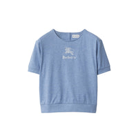 T-shirt en coton - Light Blue Melange