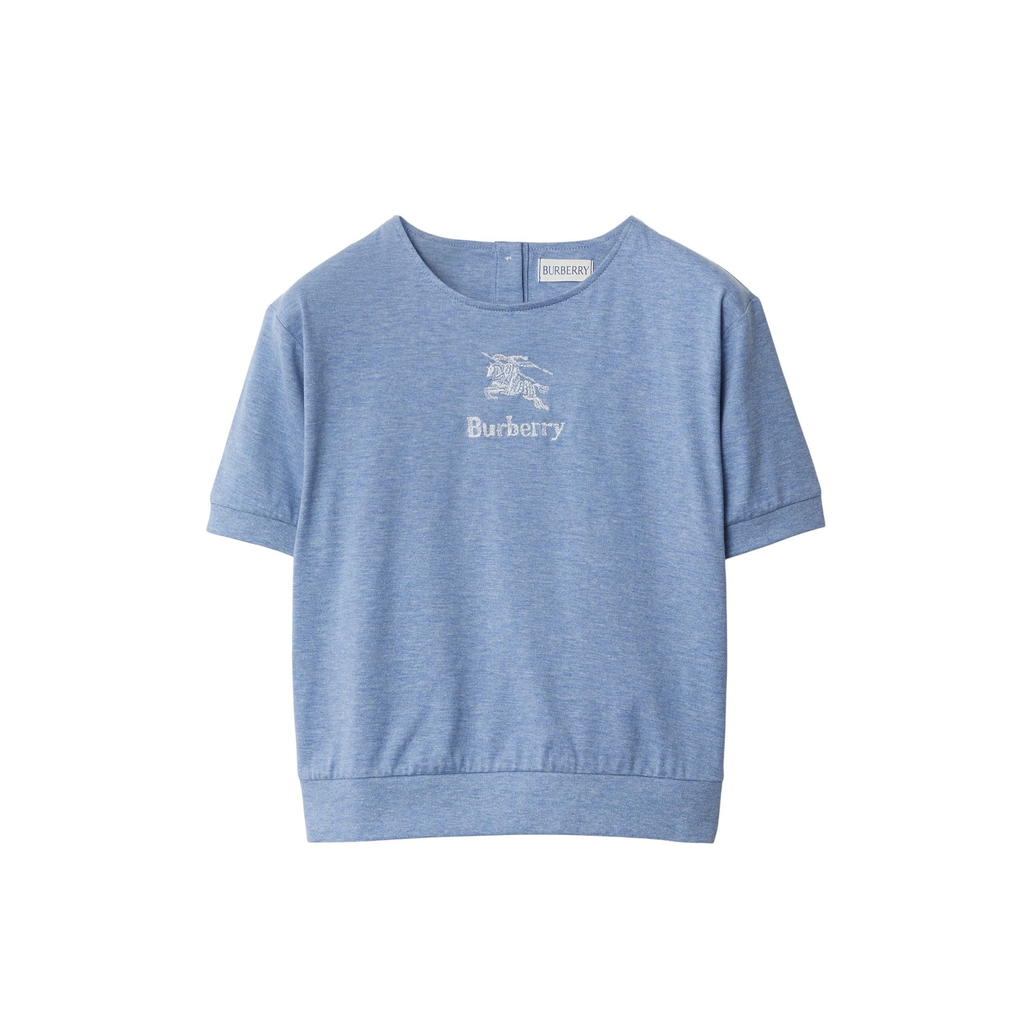 T-shirt en coton - Light Blue Melange