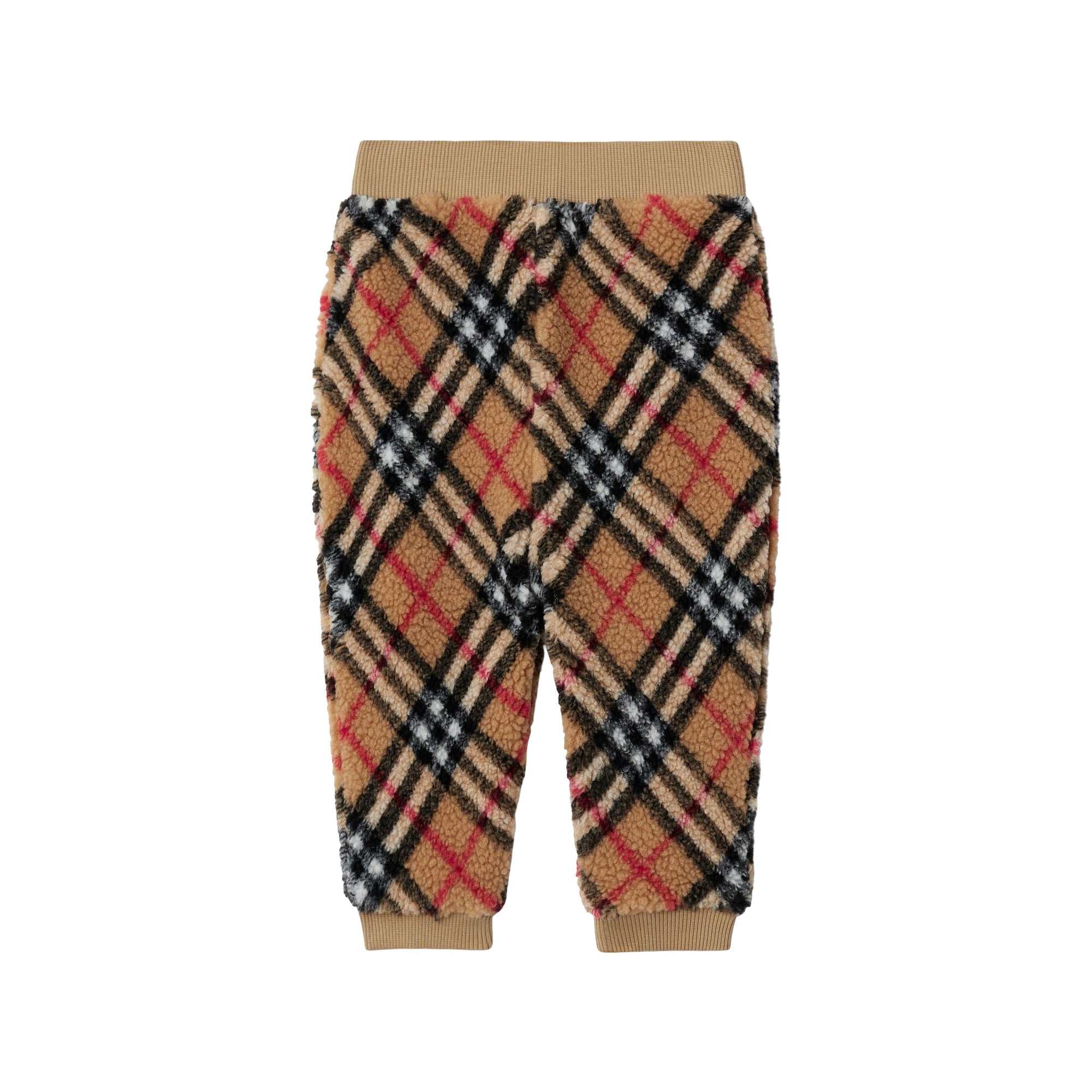 Pantalon de survêtement en molleton à motif check - Archive Beige Check