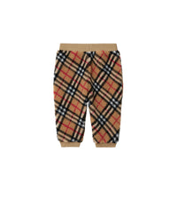 Pantalon de survêtement en molleton à motif check - Archive Beige Check