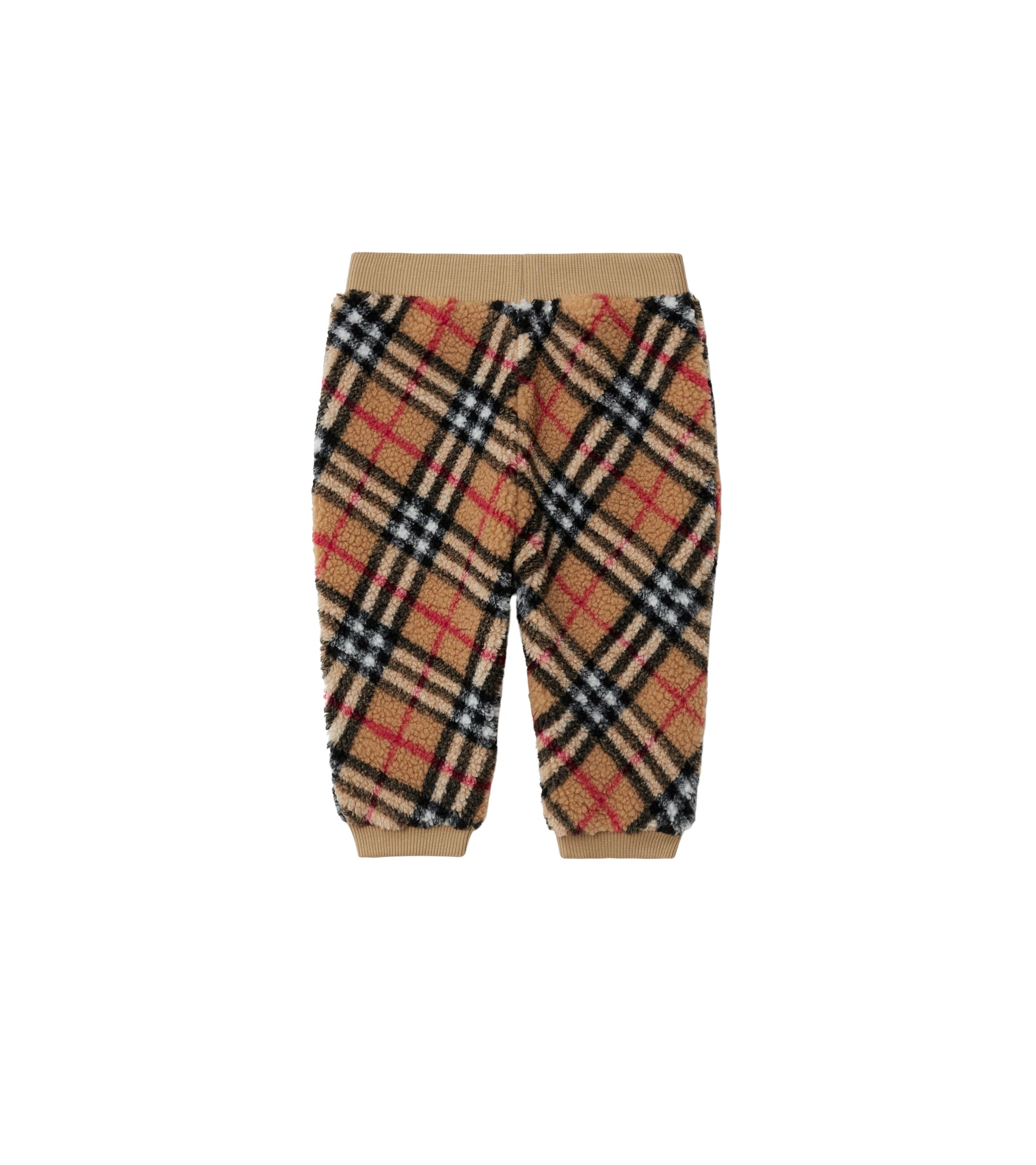 Pantalon de survêtement en molleton à motif check - Archive Beige Check