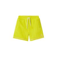 Short en coton éponge mélangé - Vivid Lime