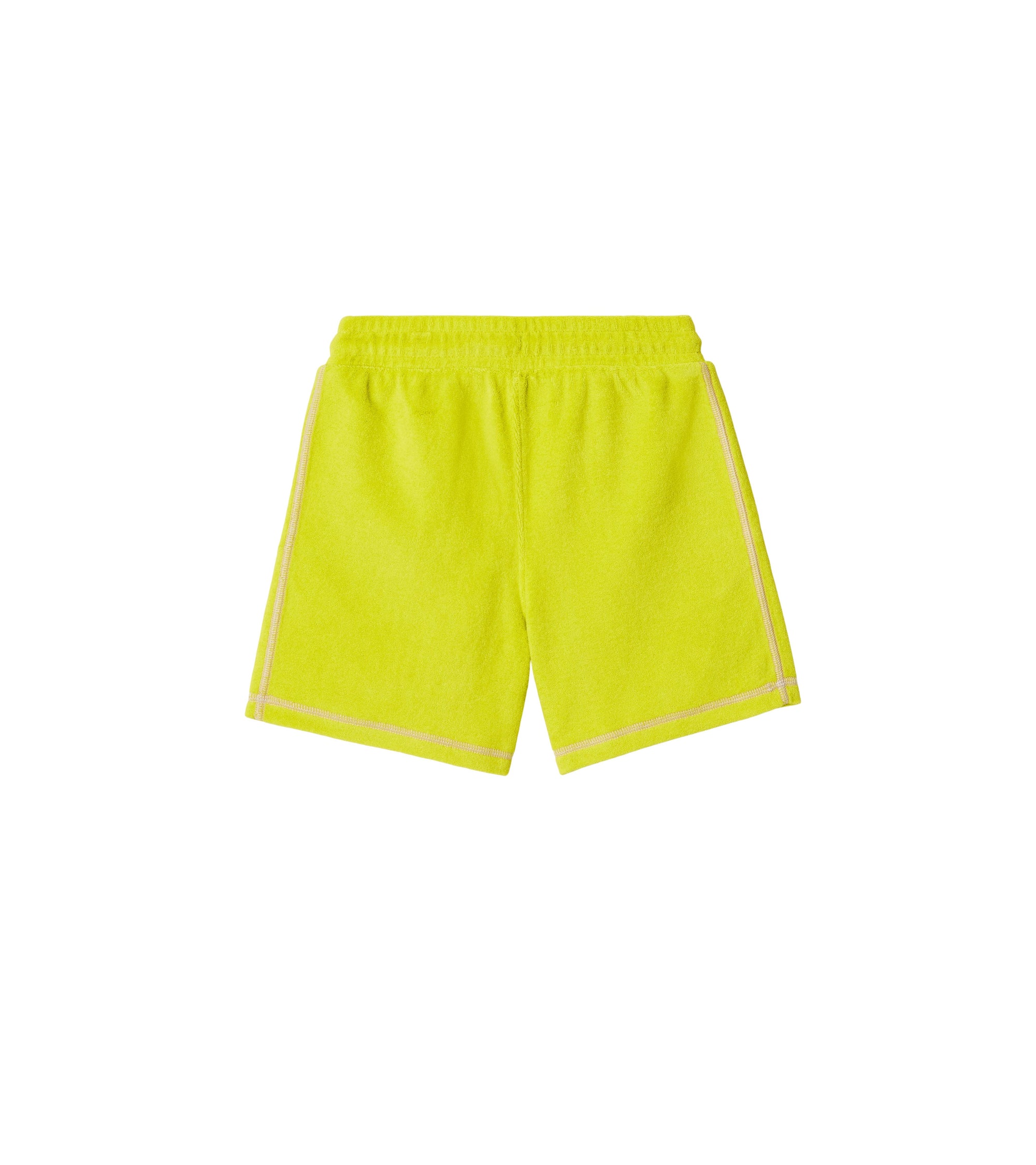 Short en coton éponge mélangé - Vivid Lime