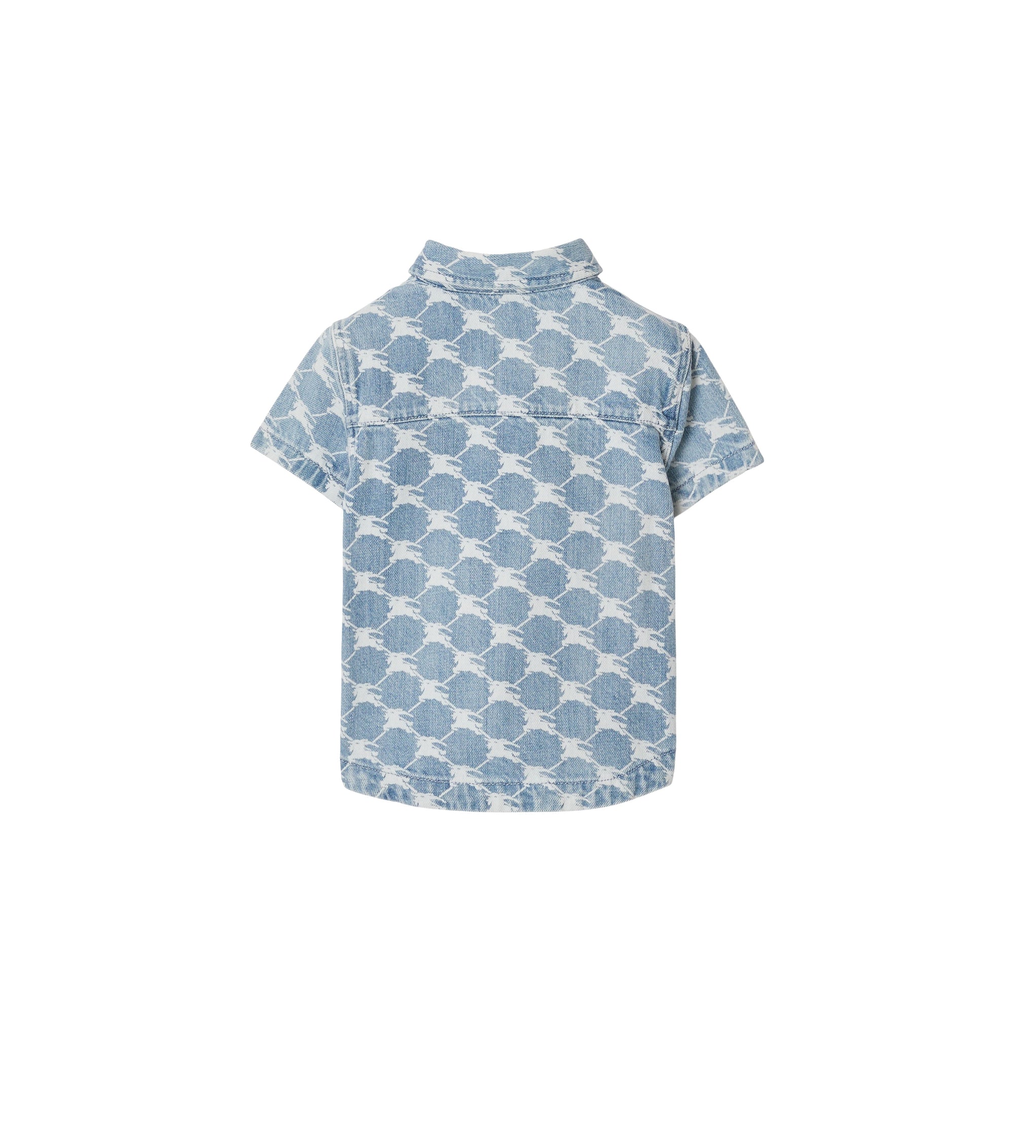 Chemise en denim à motif cavalier - Pale Blue