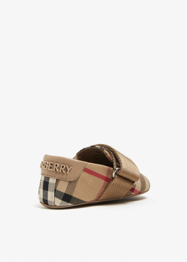 Mocassins à enfiler - Archive Beige Check