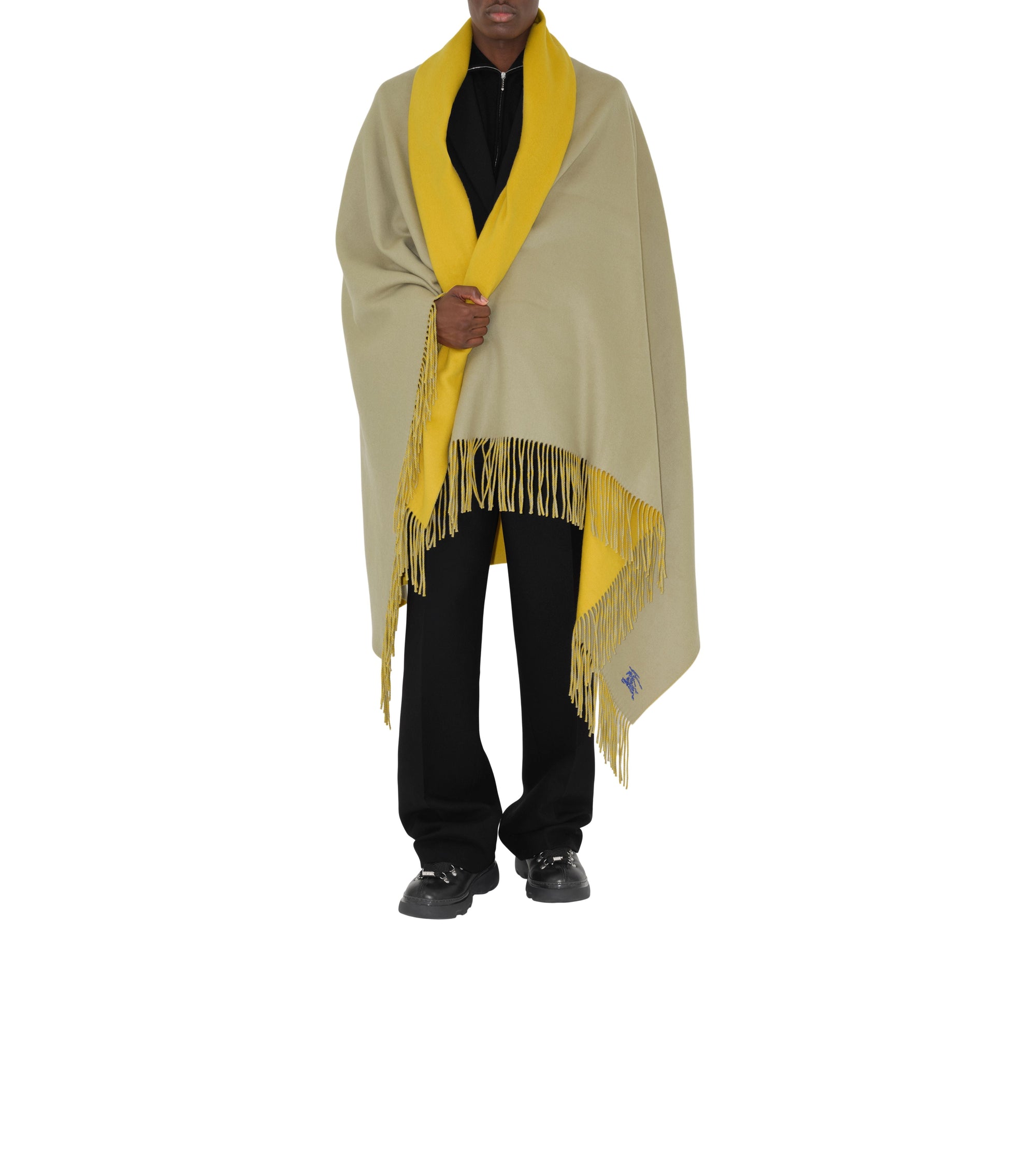 Couverture en cachemire à motif cavalier - Hunter & Pear