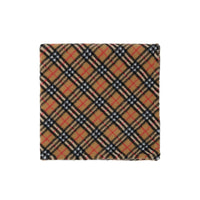 Couverture polaire à carreaux pour bébé - Archive Beige Check