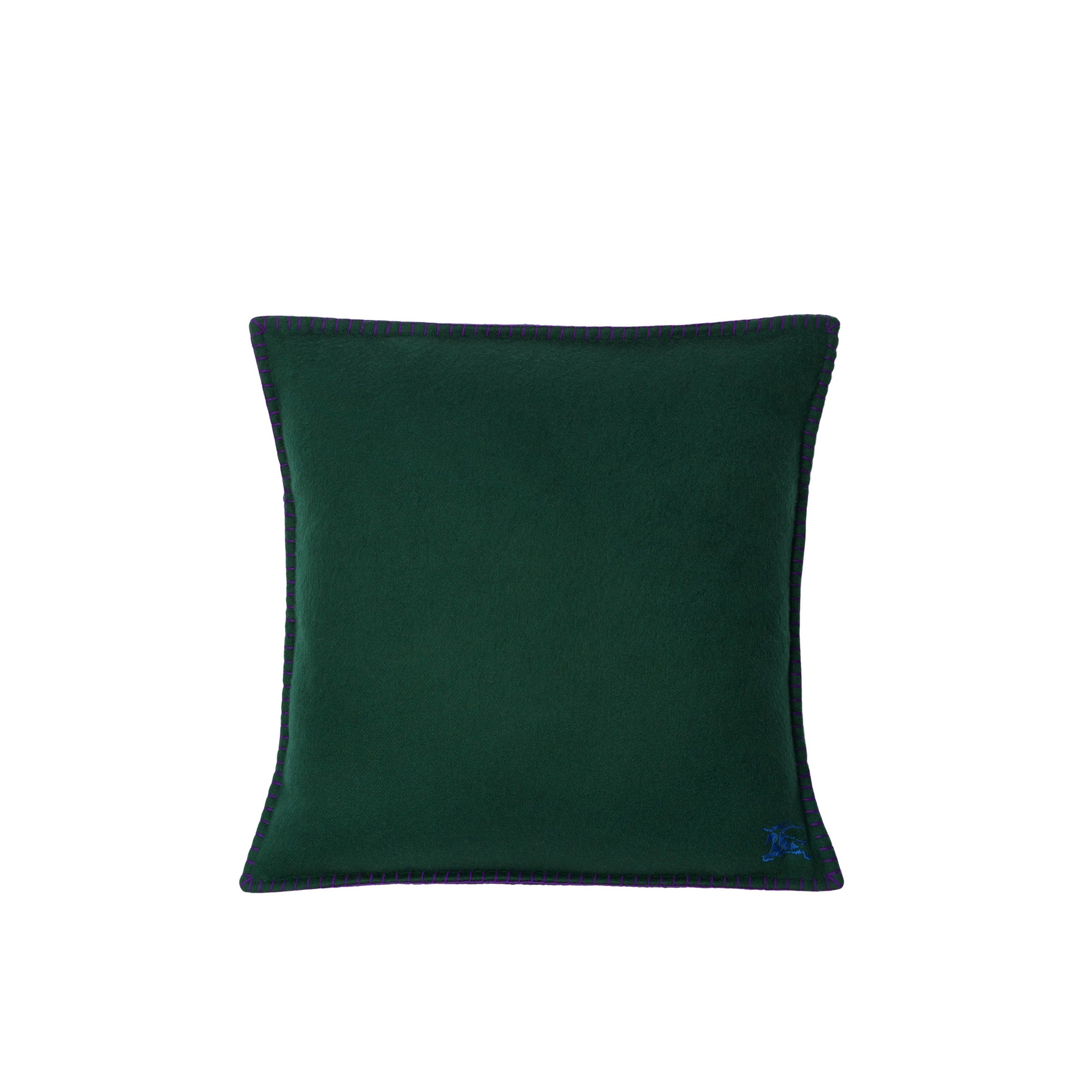 Coussin en cachemire à motif cavalier - Vine & Royal