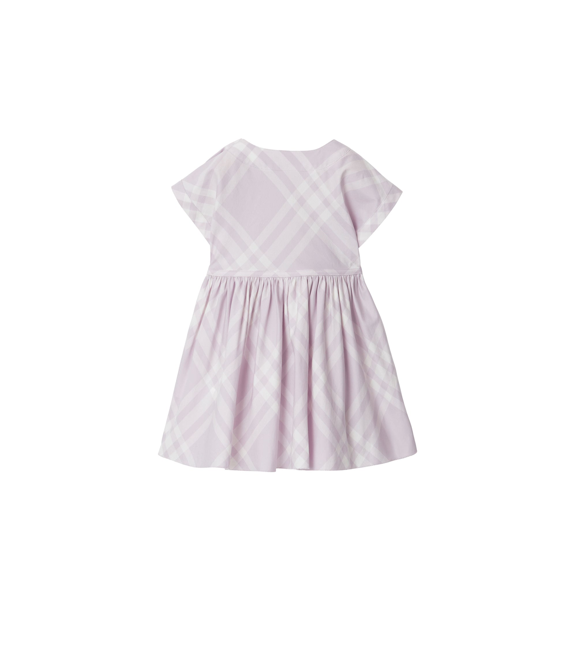 Robe en coton à motif check - Pastel Lilac Check