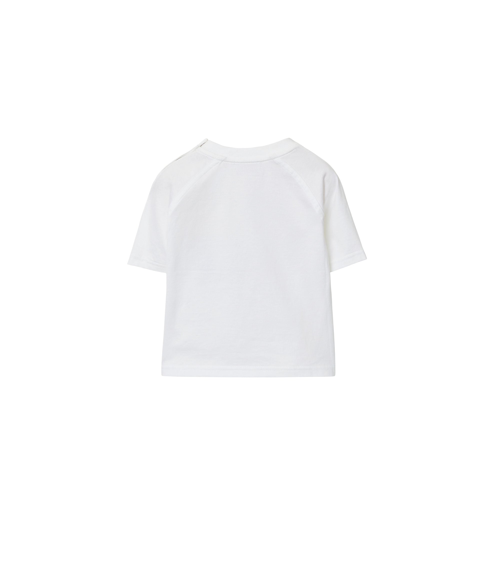 T-shirt en coton à motif cavalier - White