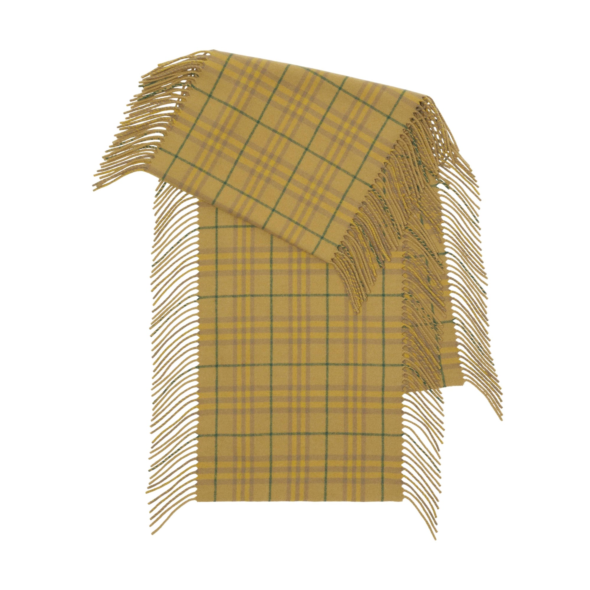 Écharpe Happy en cachemire à motif check - Cedar