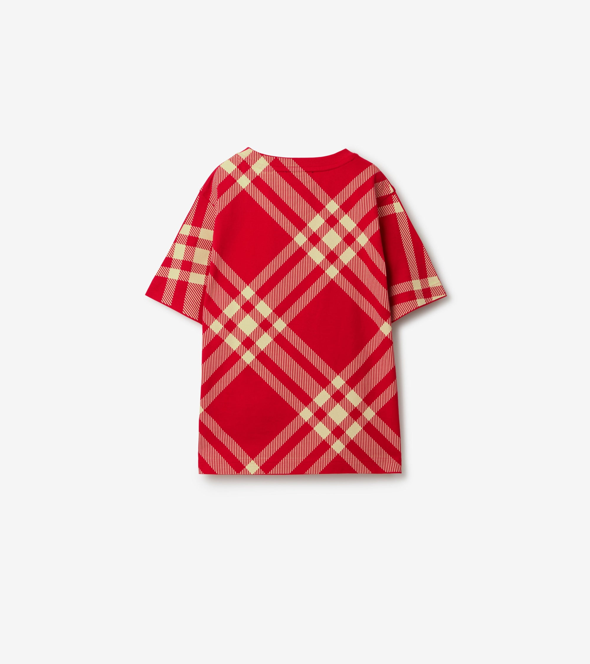 T-shirt en coton à motif check - Pillar Check
