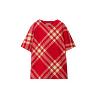 T-shirt en coton à motif check - Pillar Check
