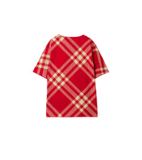 T-shirt en coton à motif check - Pillar Check