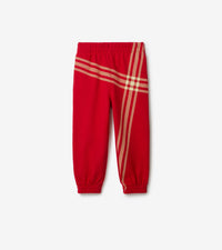 Pantalon de survêtement en coton à motif check - Pillar Check
