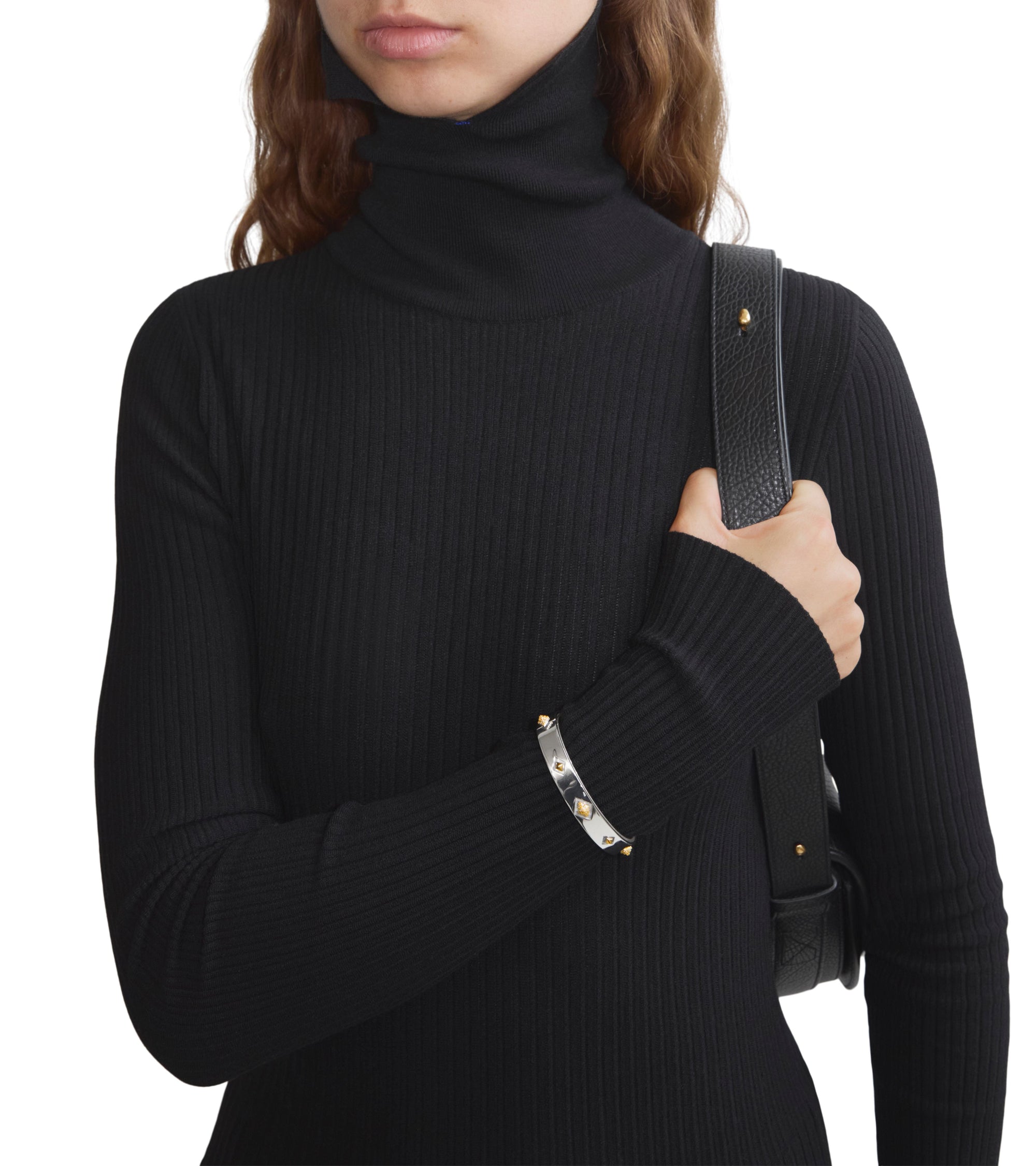 Manchette Hollow contour - Silver & Gold
