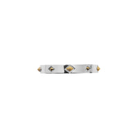 Manchette Hollow contour - Silver & Gold