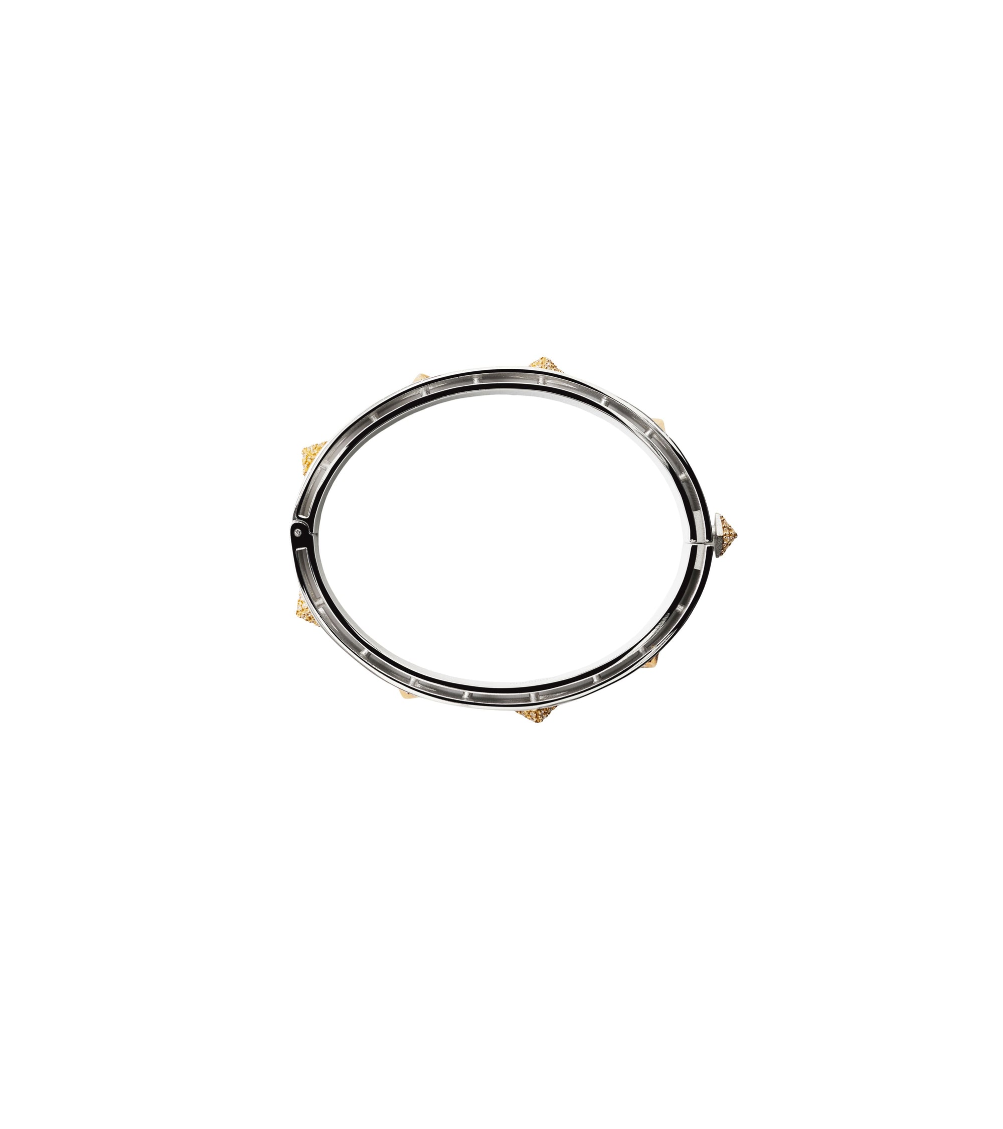 Manchette Hollow contour - Silver & Gold