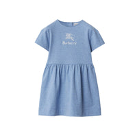Robe à taille froncée - Light Blue Melange