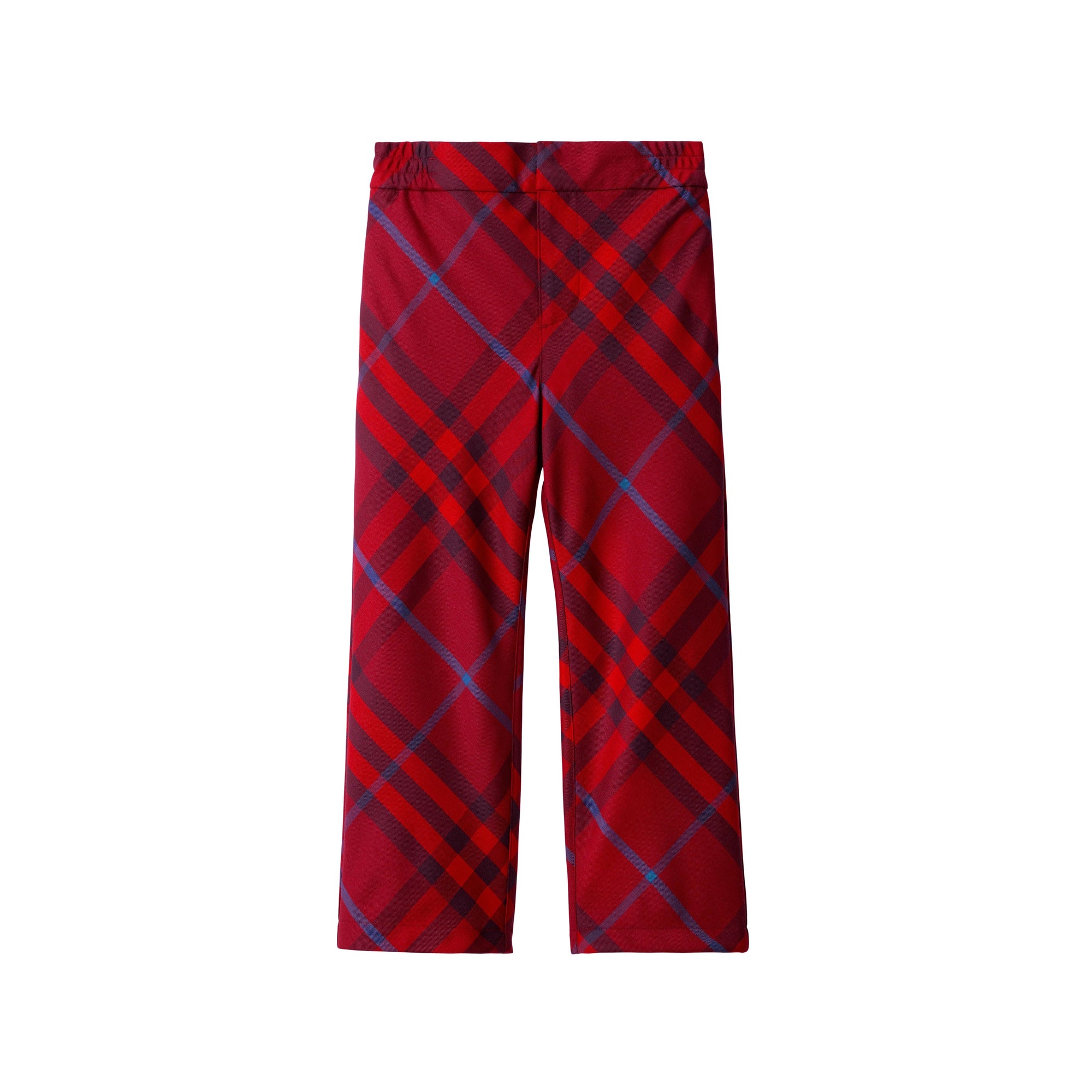 Pantalon de survêtement à motif check en laine - Crimson Check