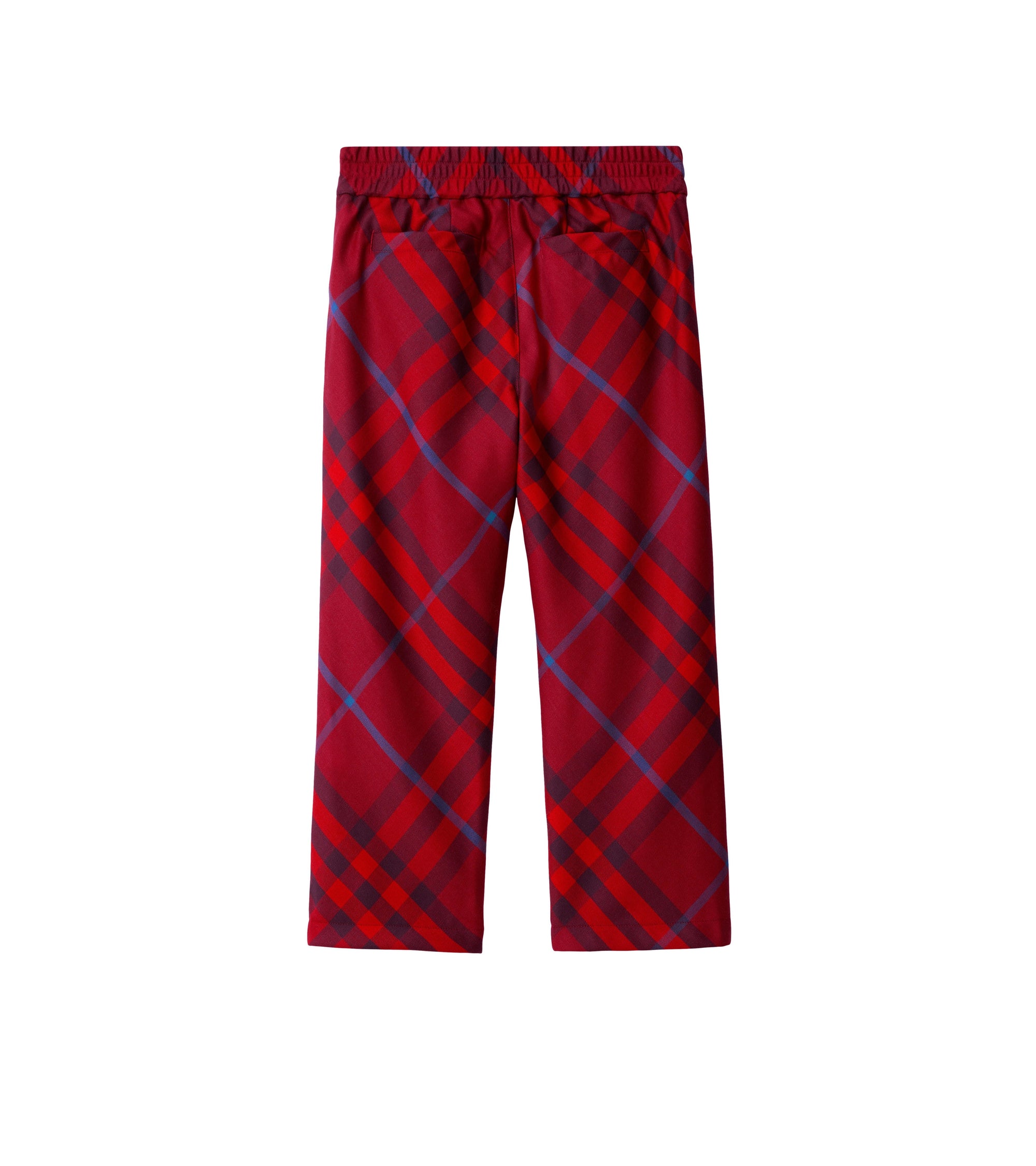 Pantalon de survêtement à motif check en laine - Crimson Check