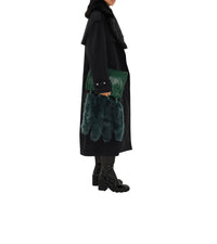 Sac Muff Sleeve en cuir - Vine