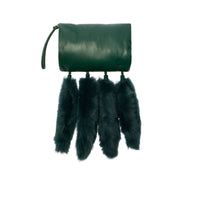 Sac Muff Sleeve en cuir - Vine