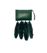 Sac Muff Sleeve en cuir - Vine