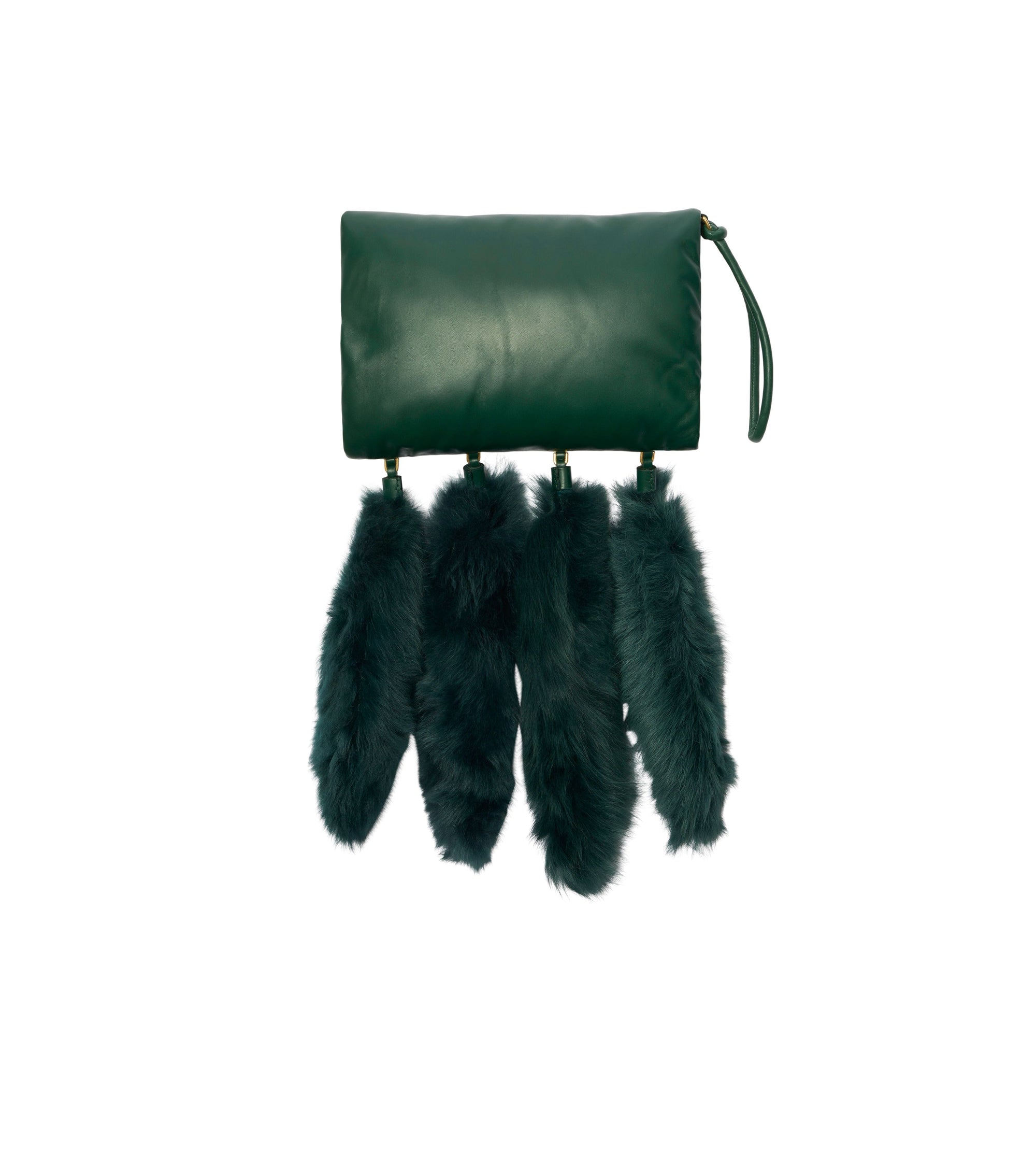 Sac Muff Sleeve en cuir - Vine