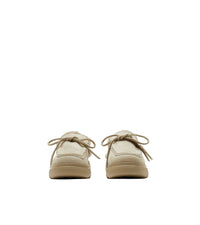 Mules Stony en cuir velours et shearling - Clay