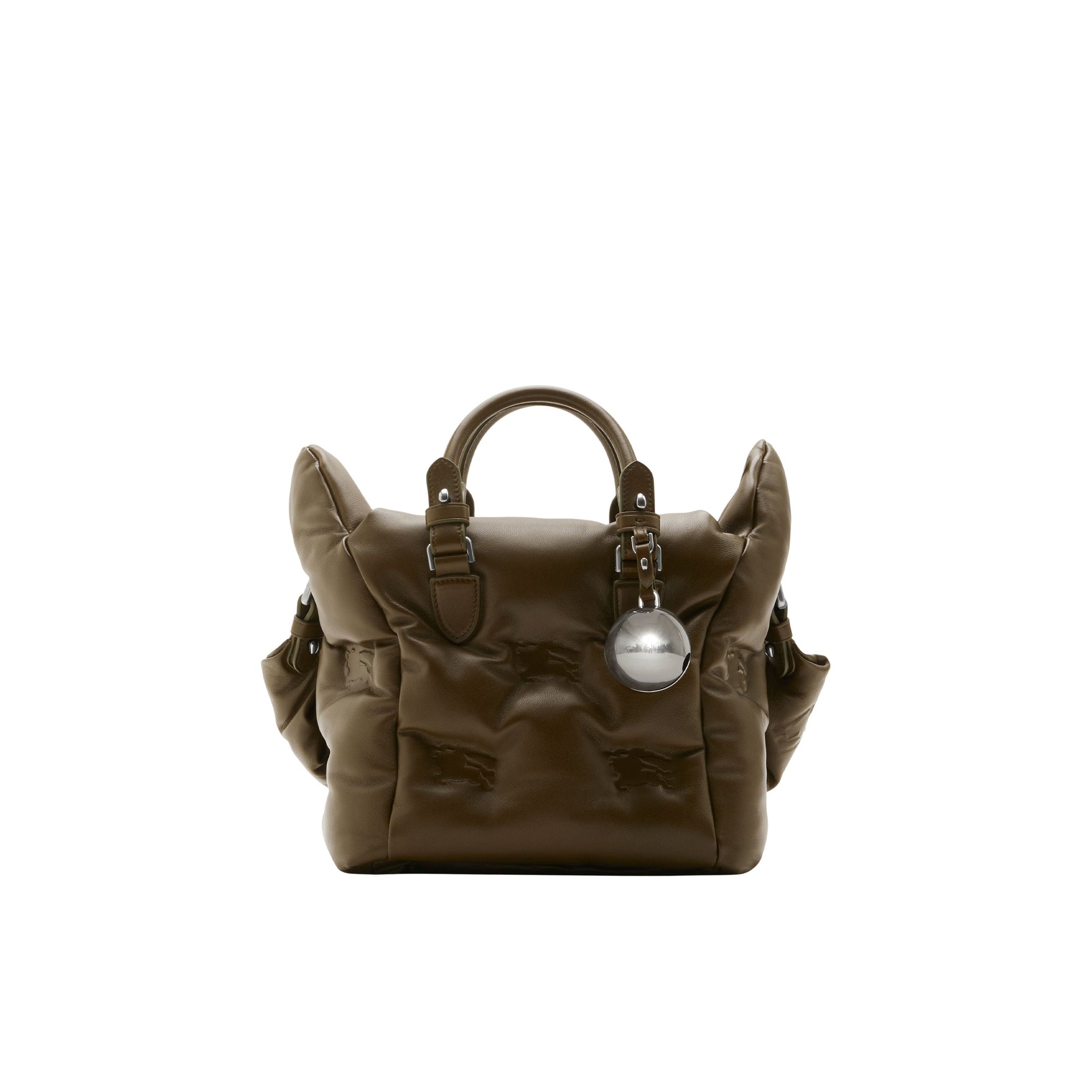 Petit sac cabas Shield en cuir - Military