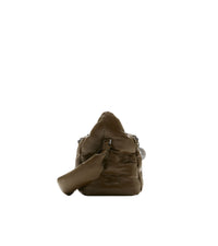 Petit sac cabas Shield en cuir - Military