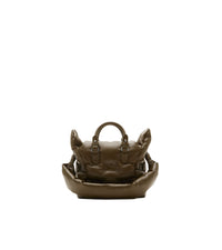Petit sac cabas Shield en cuir - Military