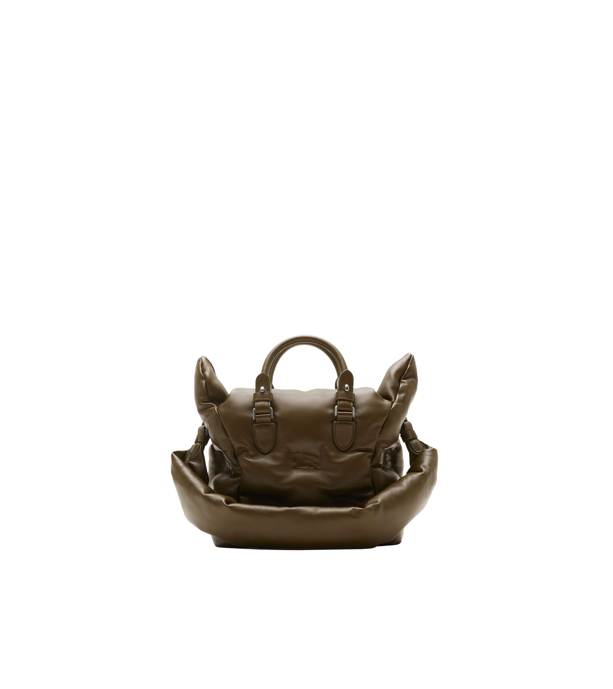 Petit sac cabas Shield en cuir - Military