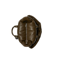 Petit sac cabas Shield en cuir - Military