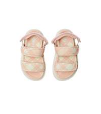 Sandales à motif check - Cool Rose Pink