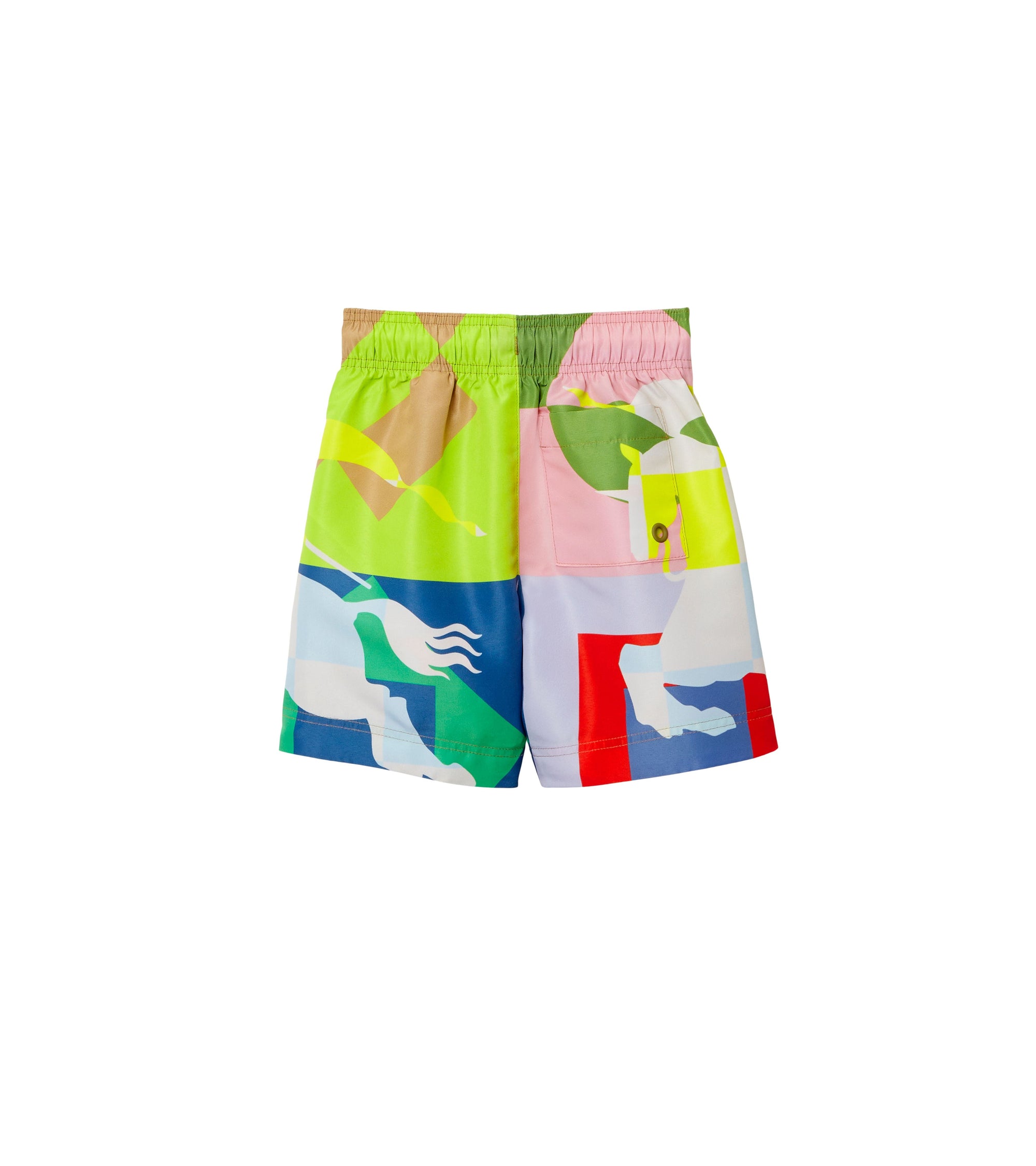 Short de bain à motif cavalier - Multicolour Pattern