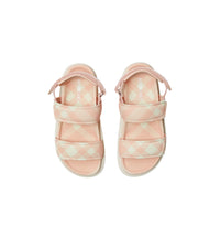 Sandales à motif check - Cool Rose Pink