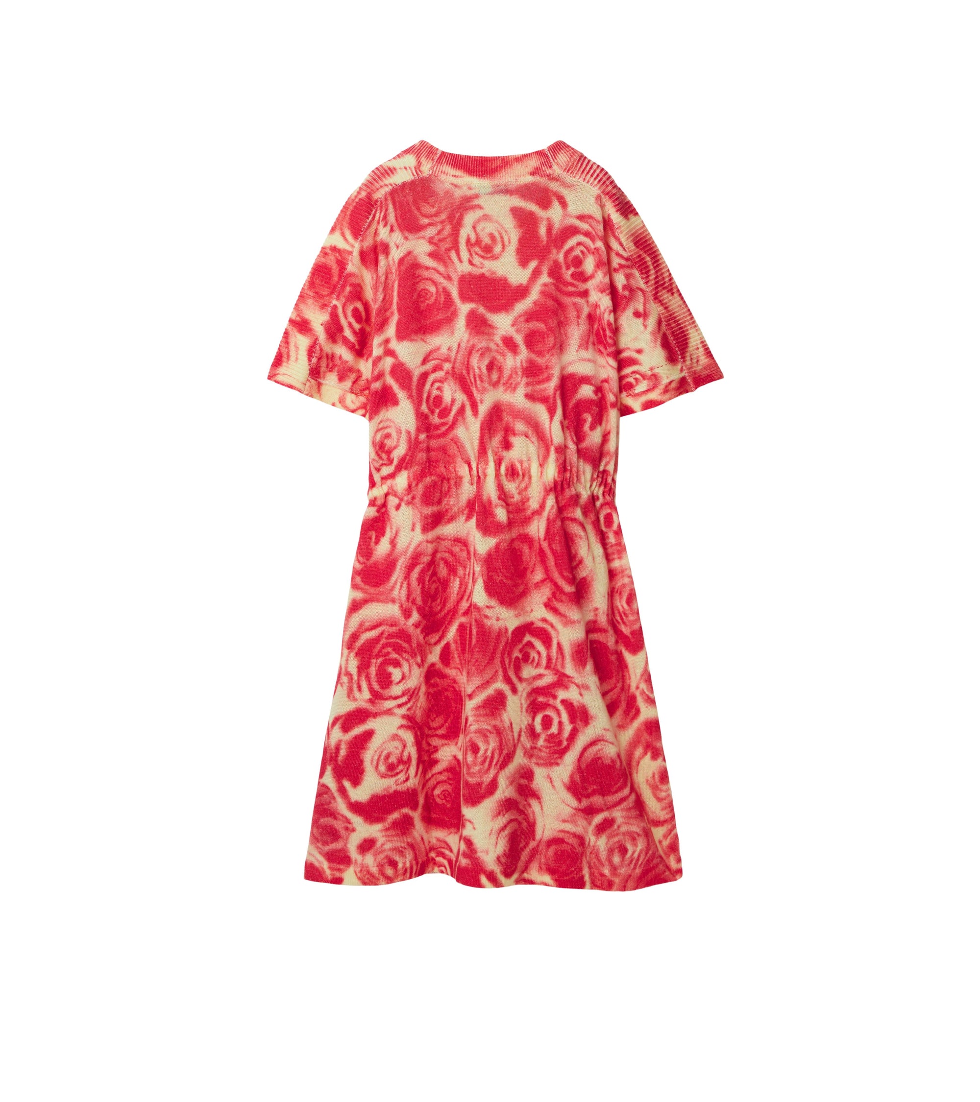 Robe en lin et coton à imprimé roses - Pillar Pattern