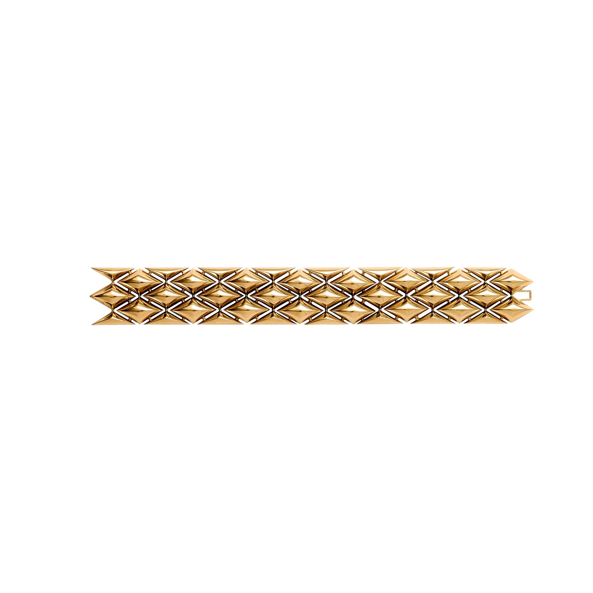 Petite manchette Hollow flexible - Gold