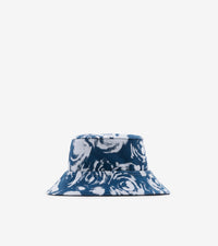 Bob réversible en denim - Indigo & White