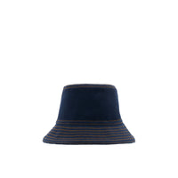 Bob réversible en denim - Indigo & White