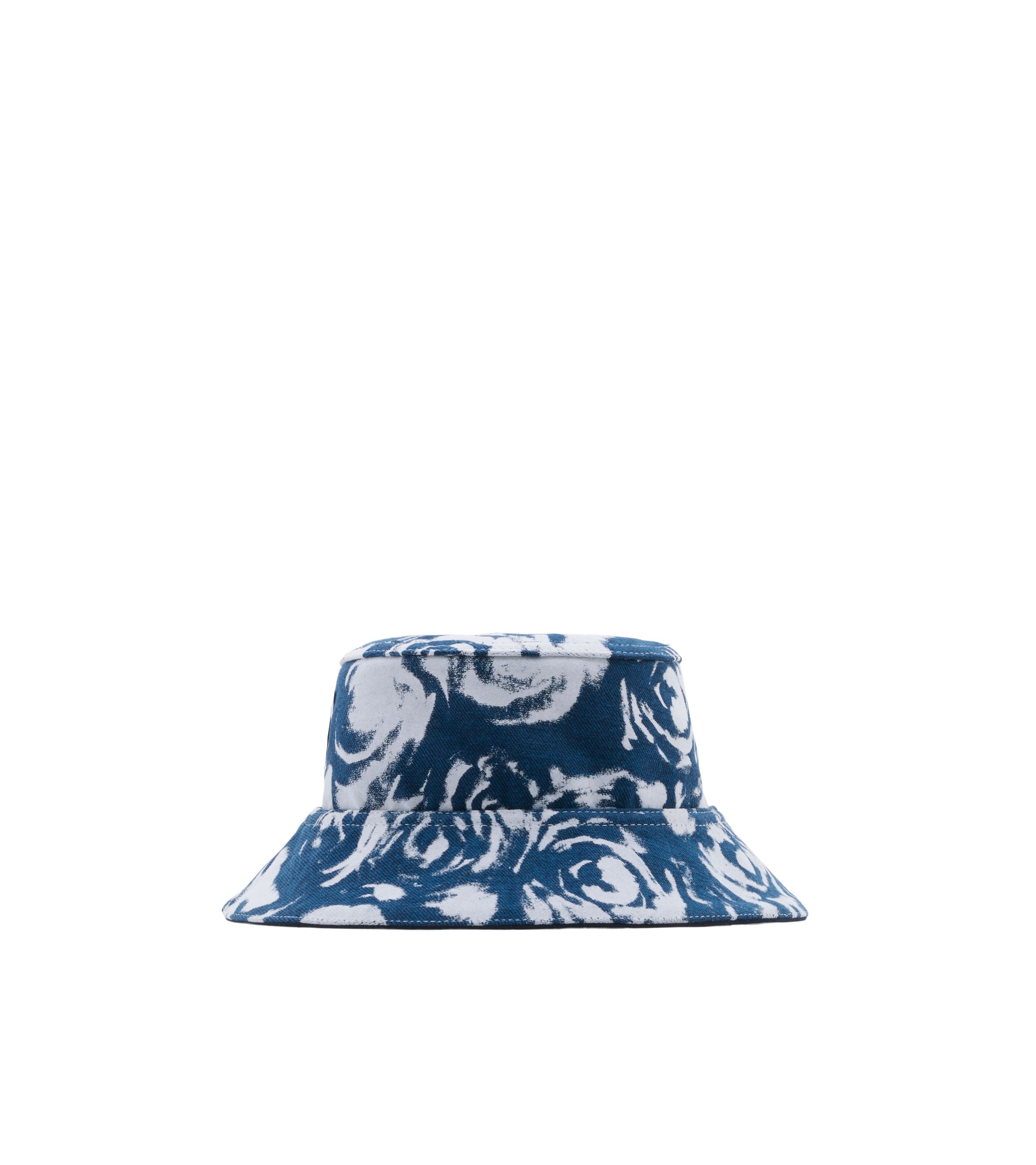 Bob réversible en denim - Indigo & White