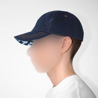 Casquette en denim - Indigo & White