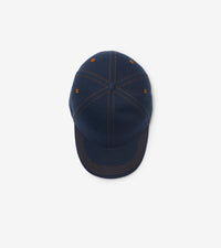 Casquette en denim - Indigo & White