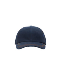 Casquette en denim - Indigo & White