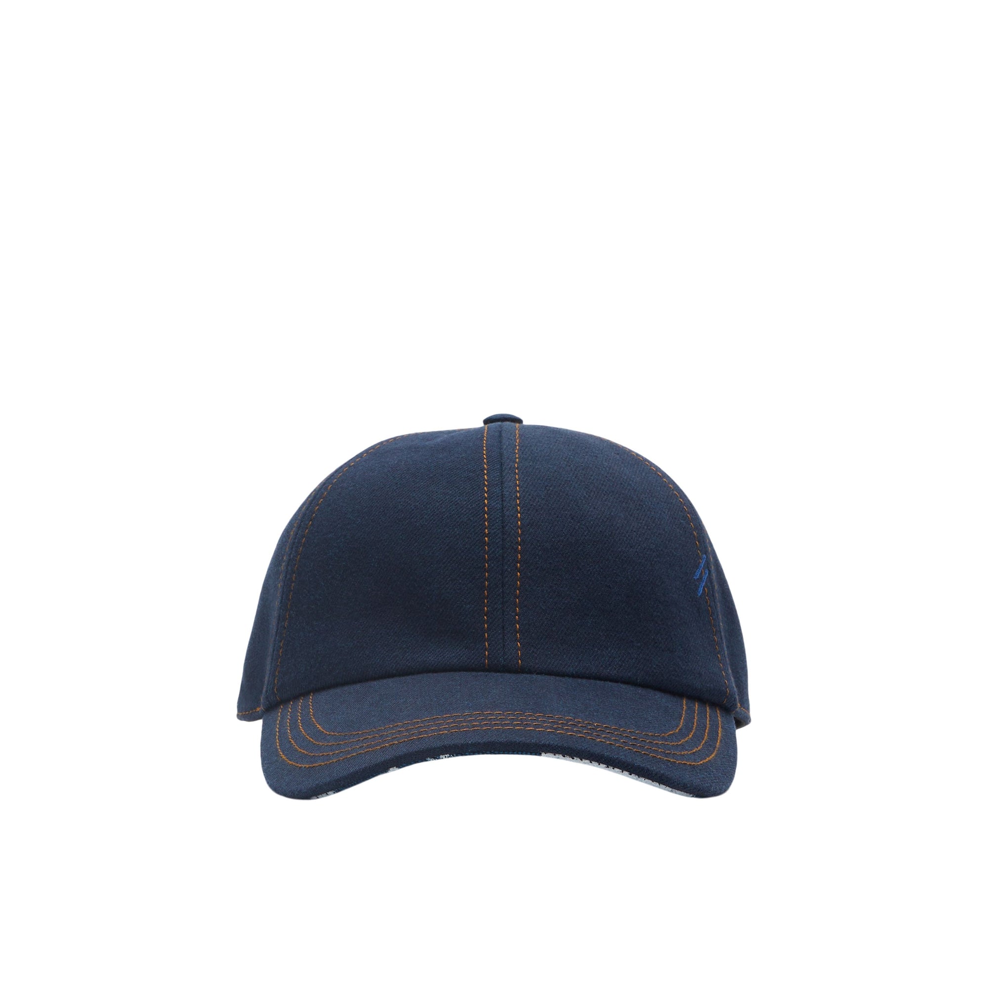 Casquette en denim - Indigo & White
