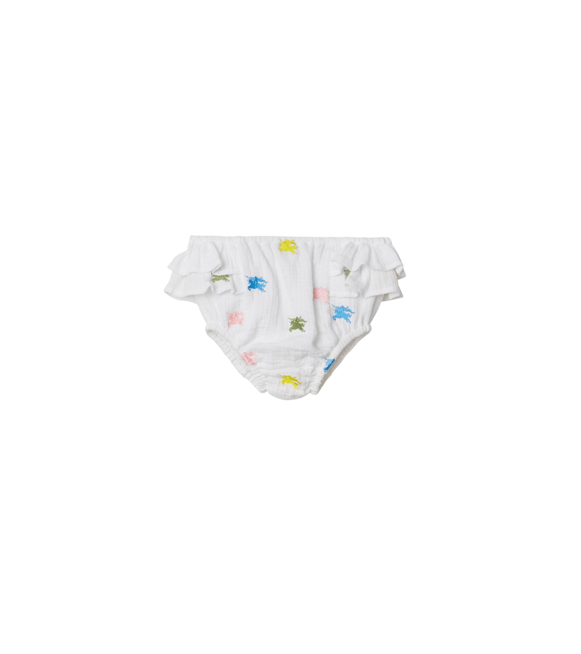 Robe et bloomer en coton à motif cavalier - Multicolor Pattern